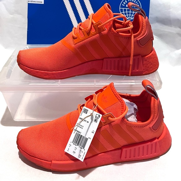 Adidas NMD_R1 W Sneakers Orange Sizes 9 and 9.5 - Picture 12 of 15